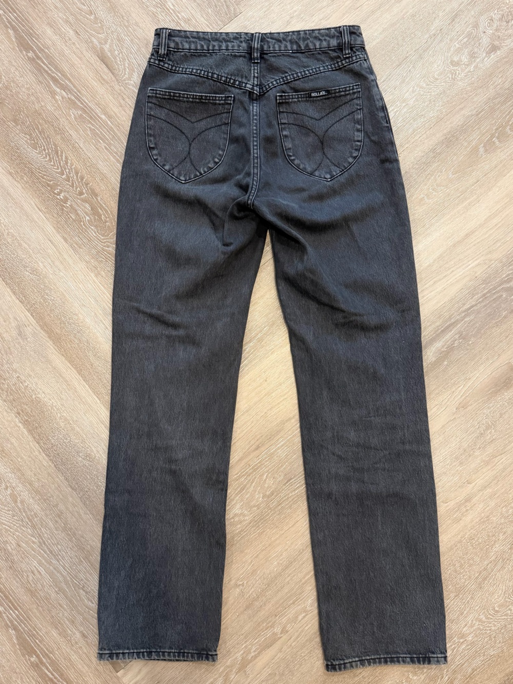 ROLLA'S Women's Black Classic Straight Jeans